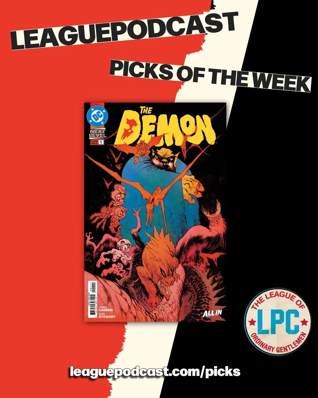 League Podcast Comic Book Picks of the Week for Wednesday, October 7, 2026:

🪖 G.I. JOE: ARAH / TOMB RAIDER #1 &ndash; Kyle Higgins introduces Lara Croft to the Joes in G.I. Joe: ARAH / Tomb Raider #1! Dive into our full franchise breakdowns at leag
