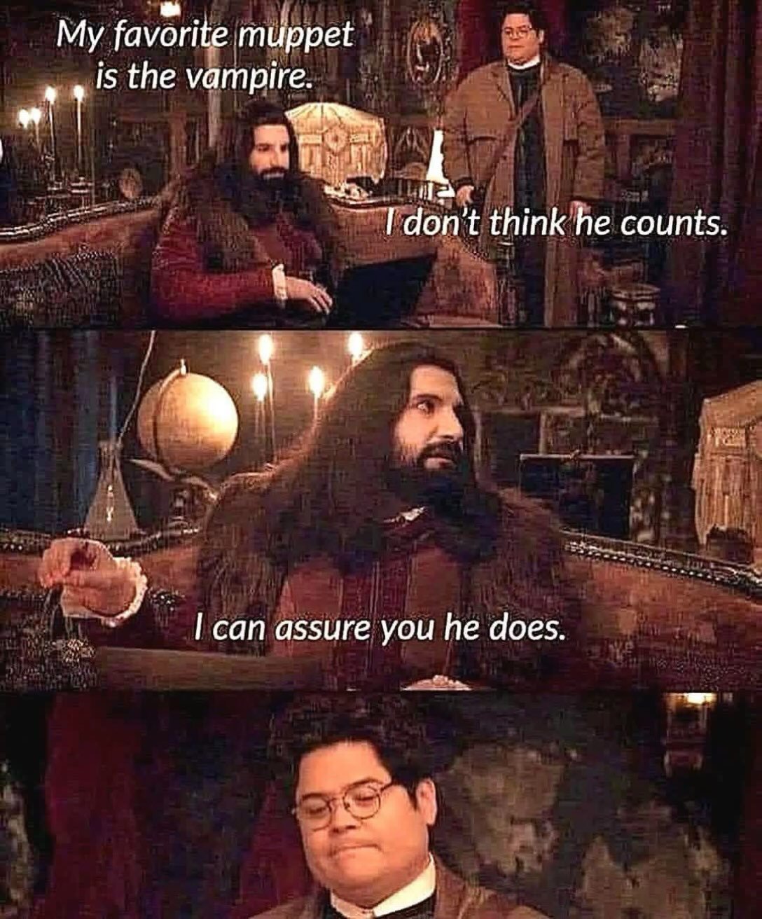 He does 🧛&zwj;♀️