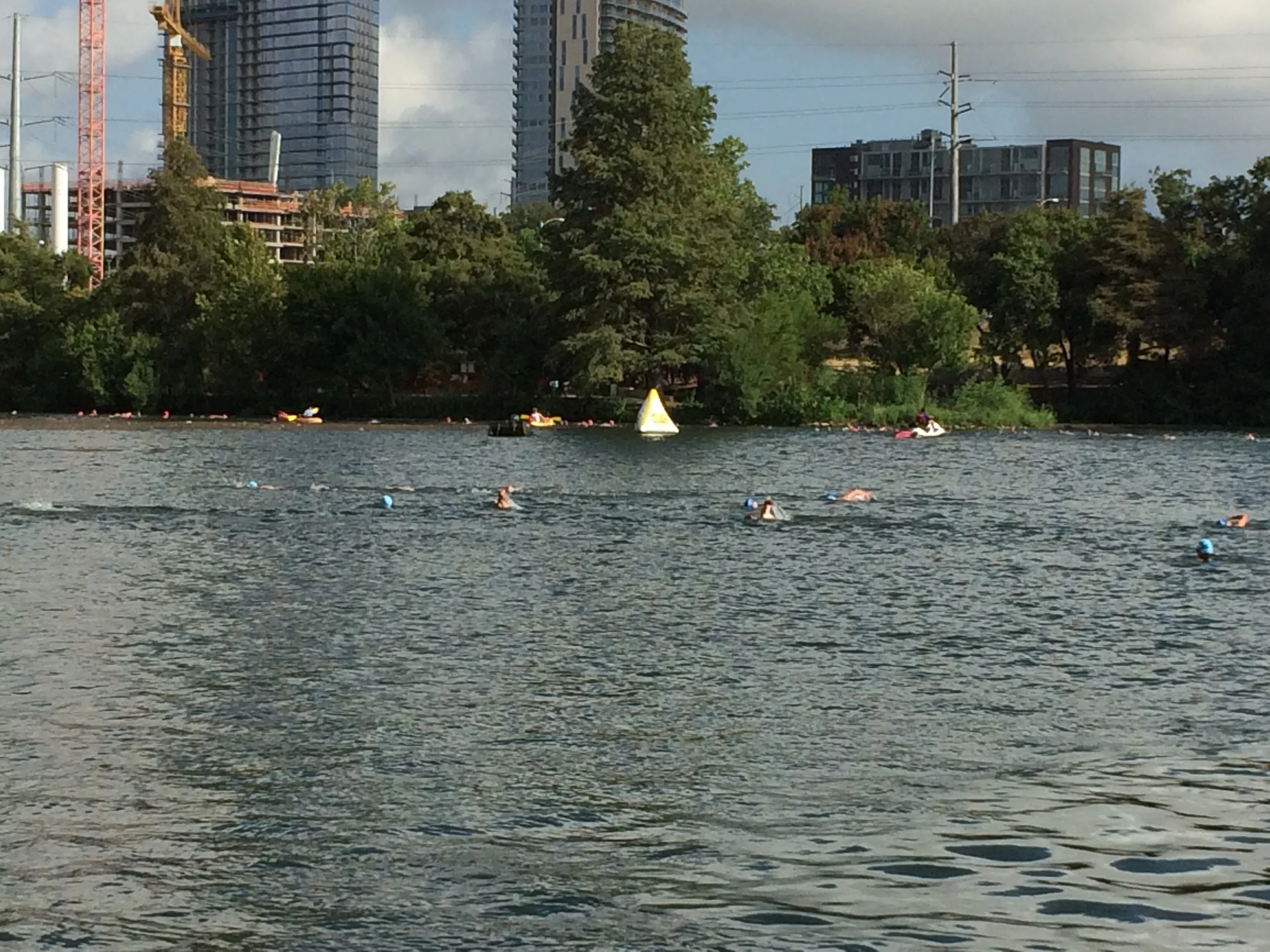 Scary open water swim!