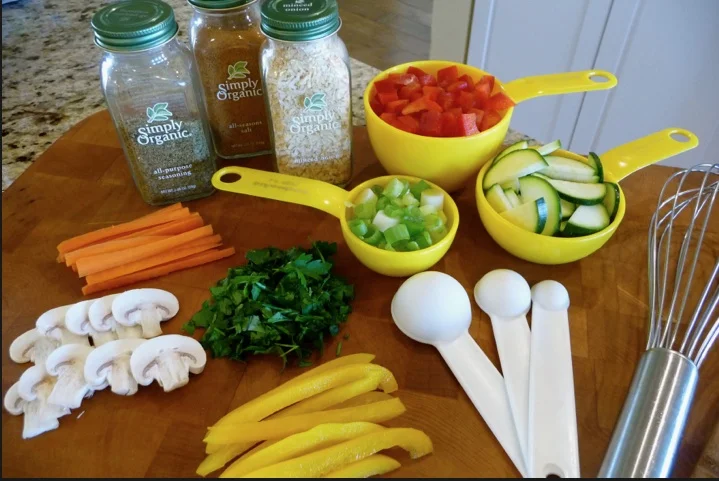 mis en place from http://thenourishinghome.com/2012/04/the-secret-of-success-mastering-mise-en-place/