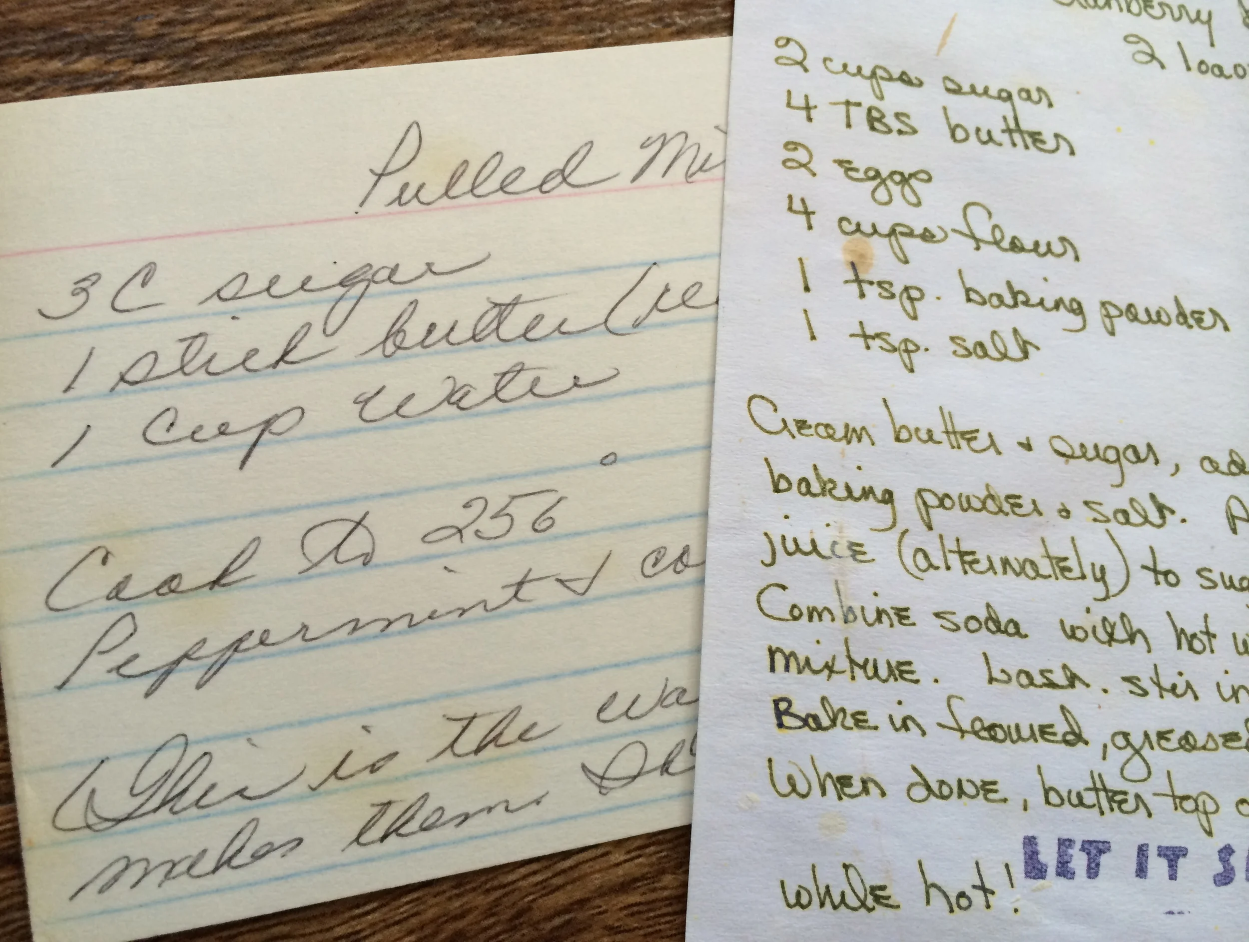 Recipes!