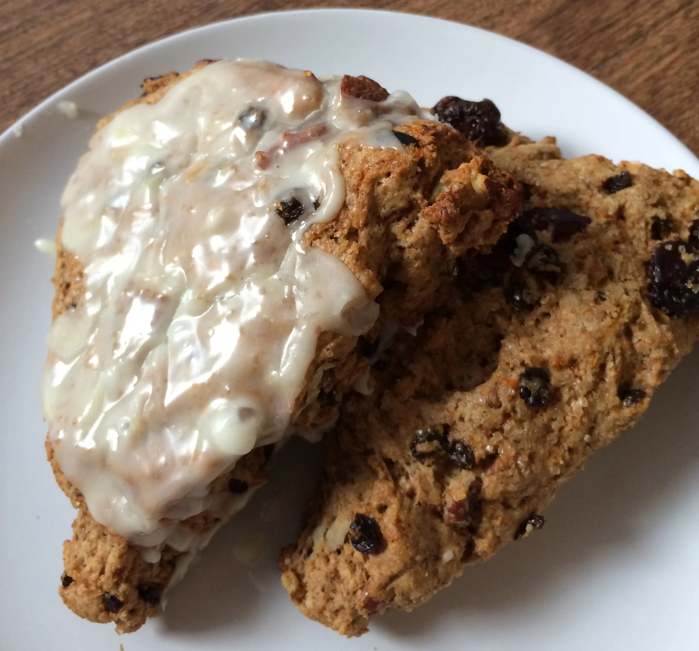 Whole Grain Orange Cranberry Scones