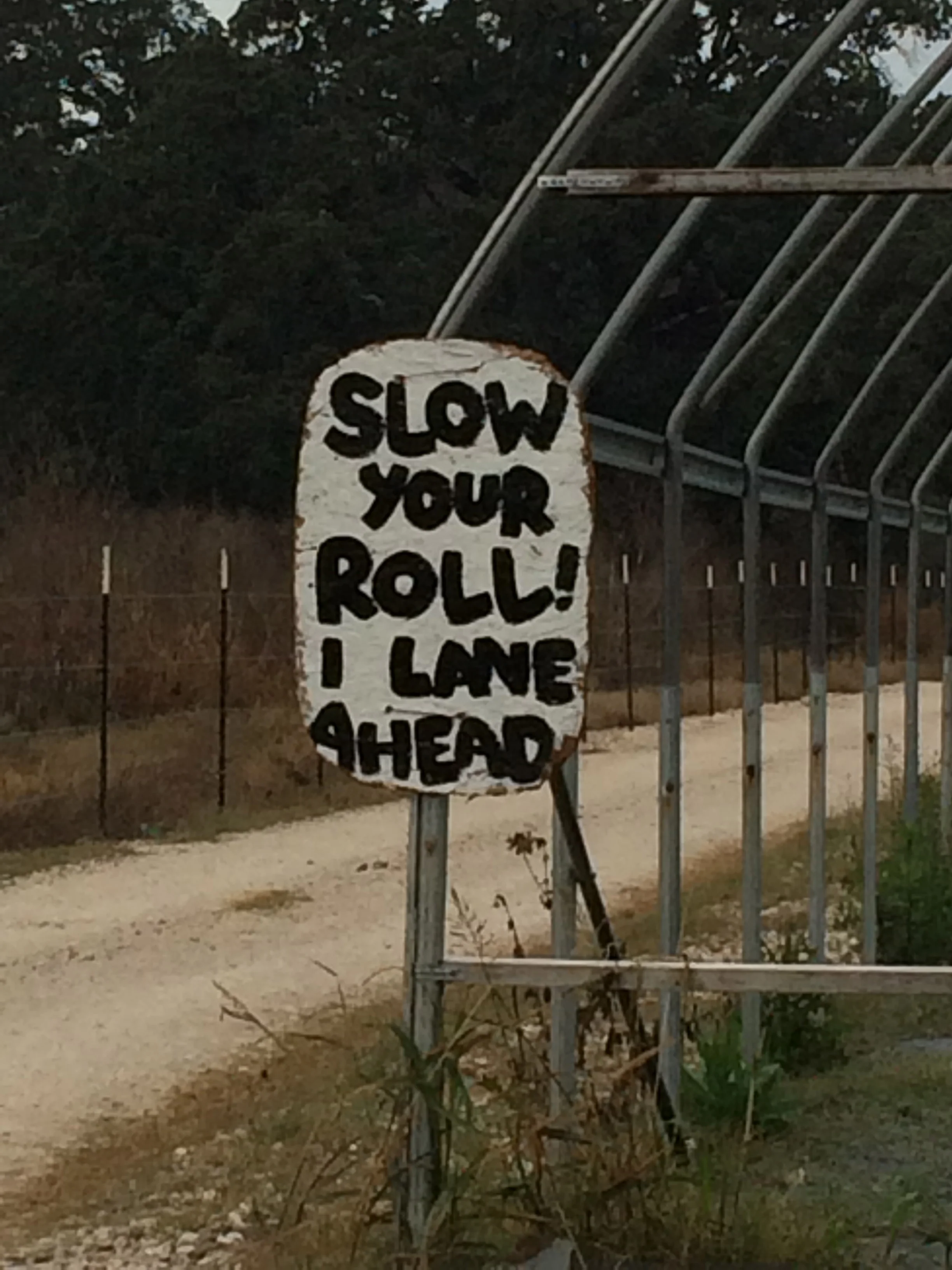 Sign at Johnson's Backyard Garden
