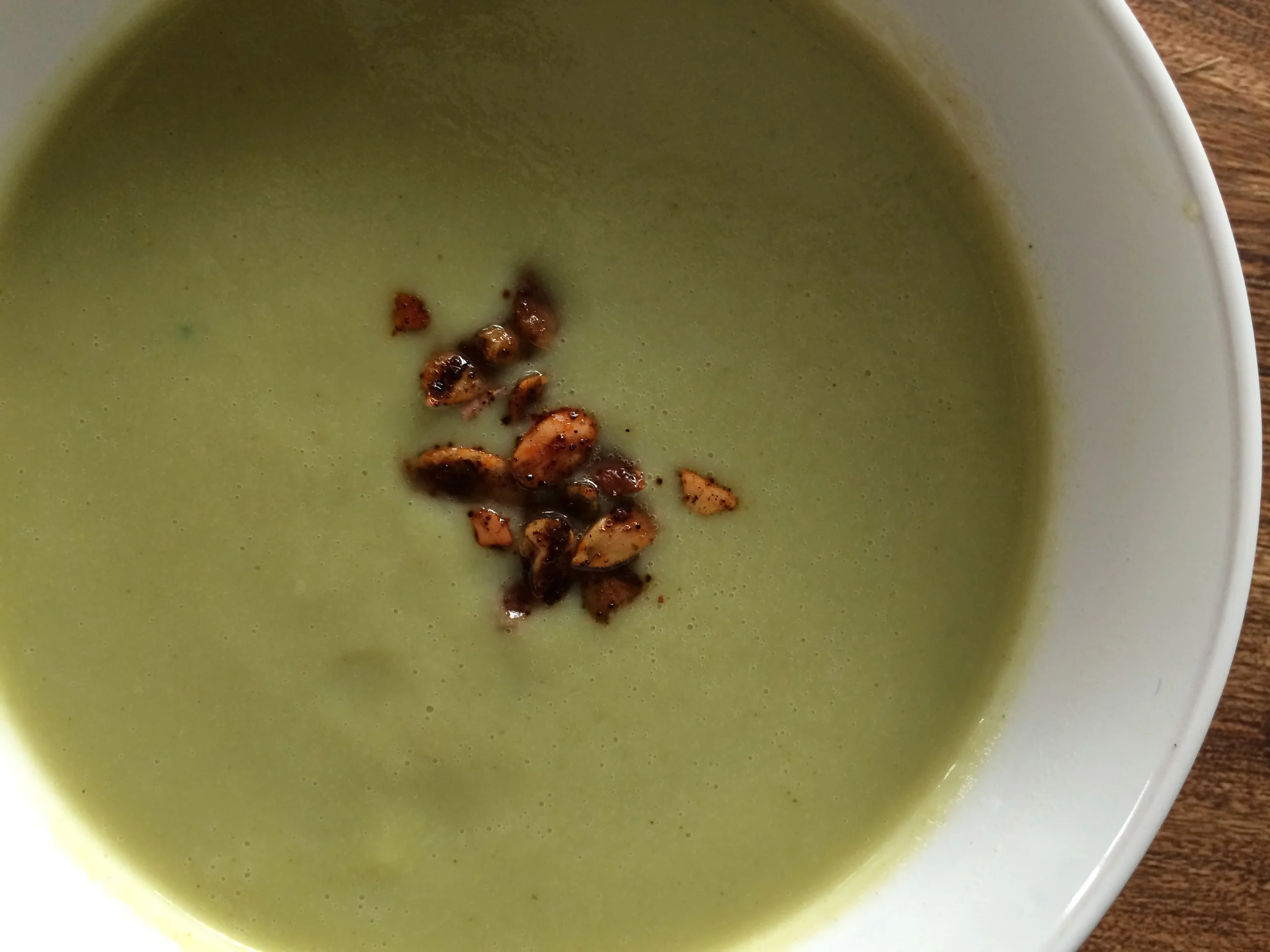 Simple Cauliflower and Broccoli Soup