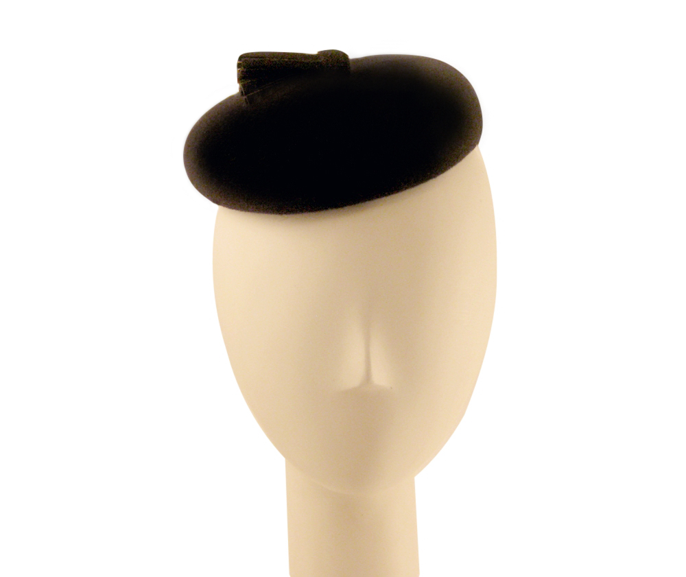 "The Classics" Mini Beret Black with Tassel