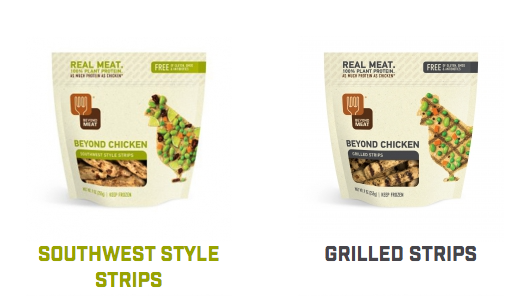 Image is a screenshot taken from beyondmeat.com