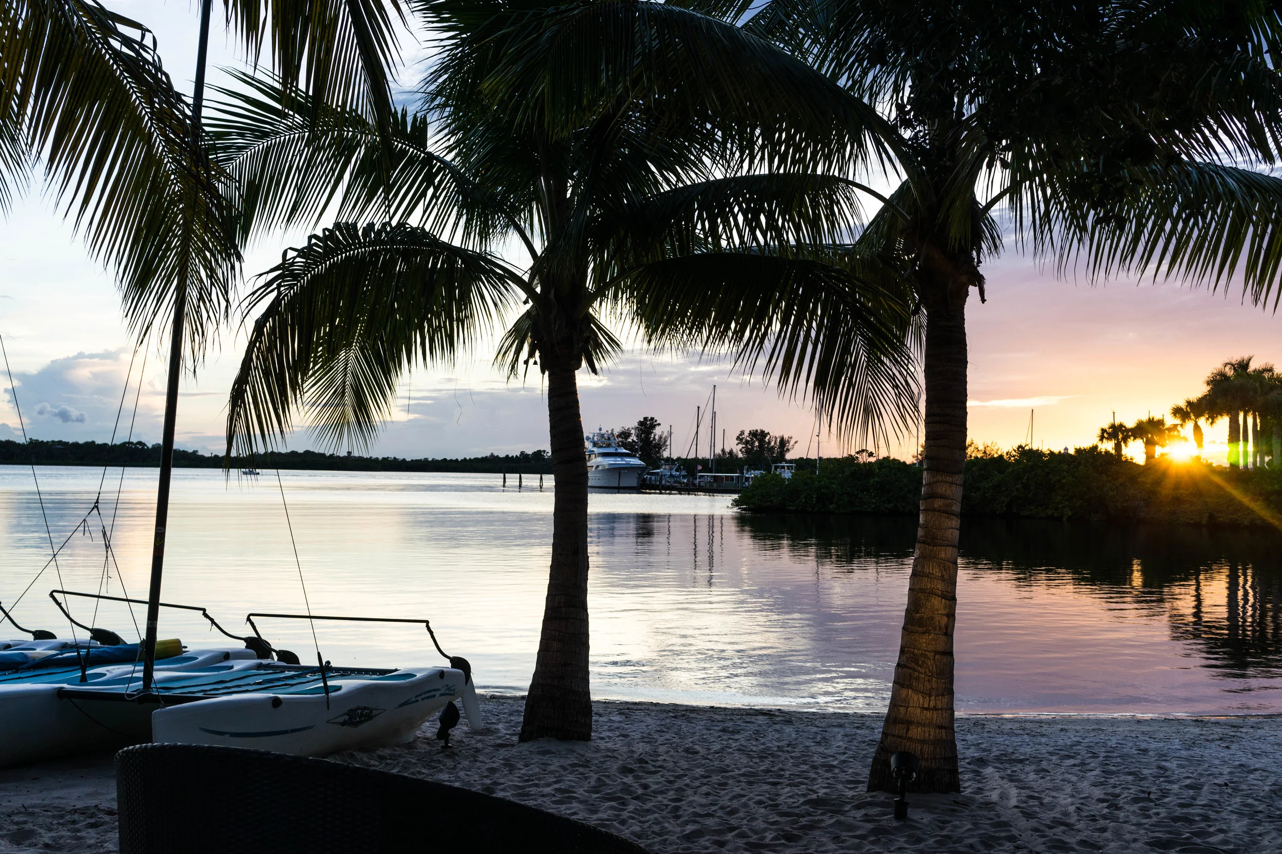 a sunset goodbye from sandpiper bay!
