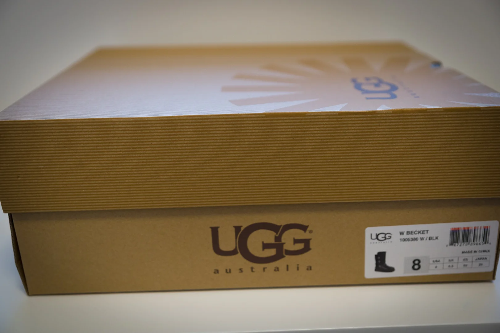 My beautiful UGG box. My first pair of UGGs!