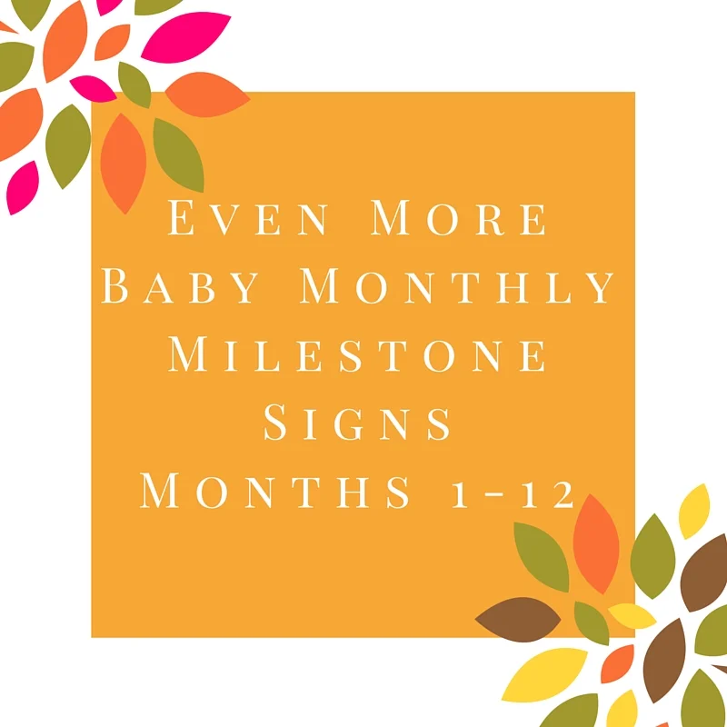 Even more free printable month signs for baby, super adorable, great for monthly milestone pictures + bonus inspirational wall art signs! (2016)
