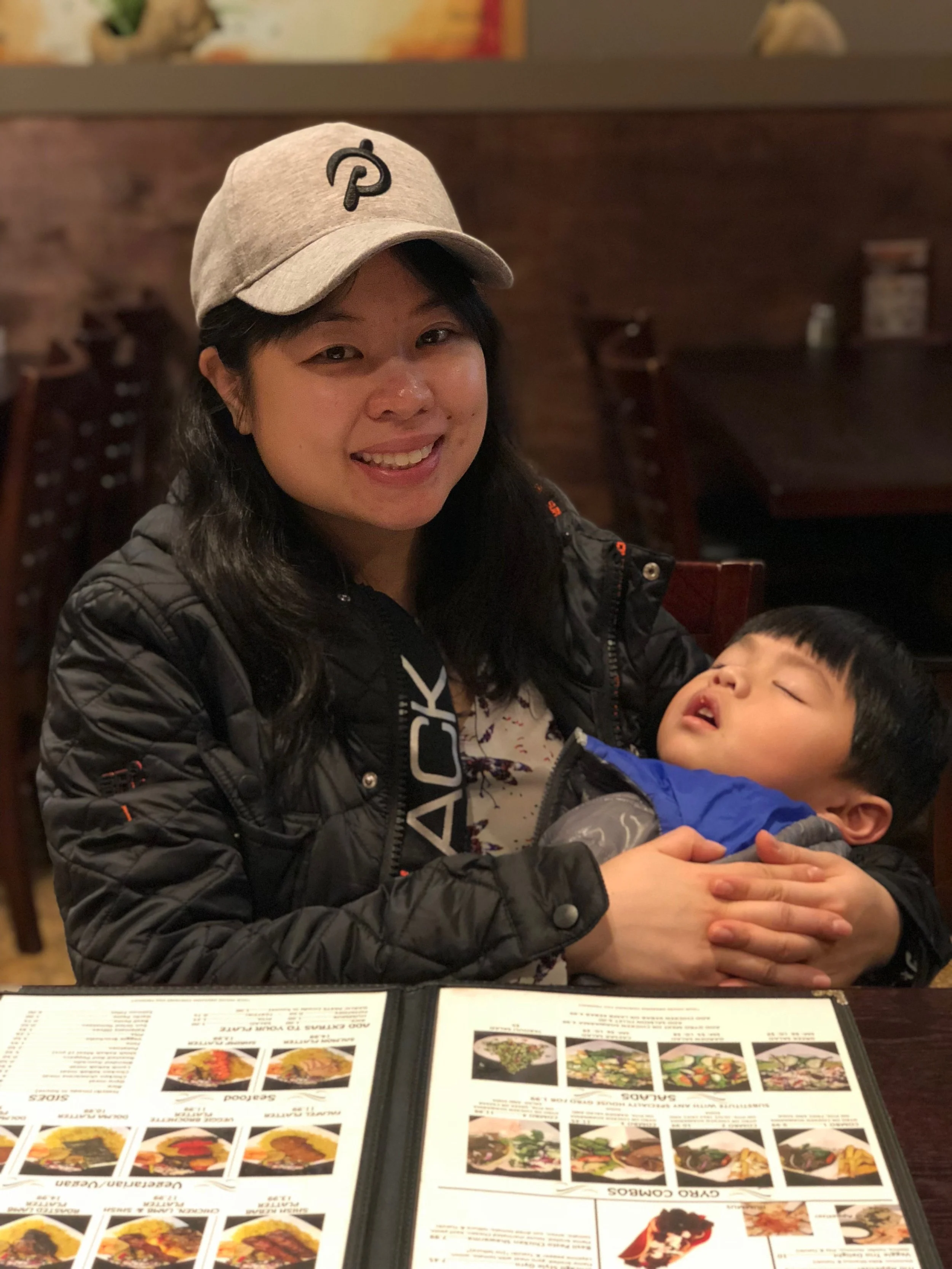 I'm so energized and strong that I was able to eat dinner with one hand, while holding Phil's bowling-ball heavy head up during the entire meal!
