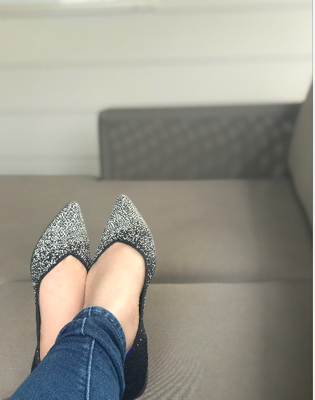 Metallic Lattice Stitch Black Friday Rothys Rothy's Metallic