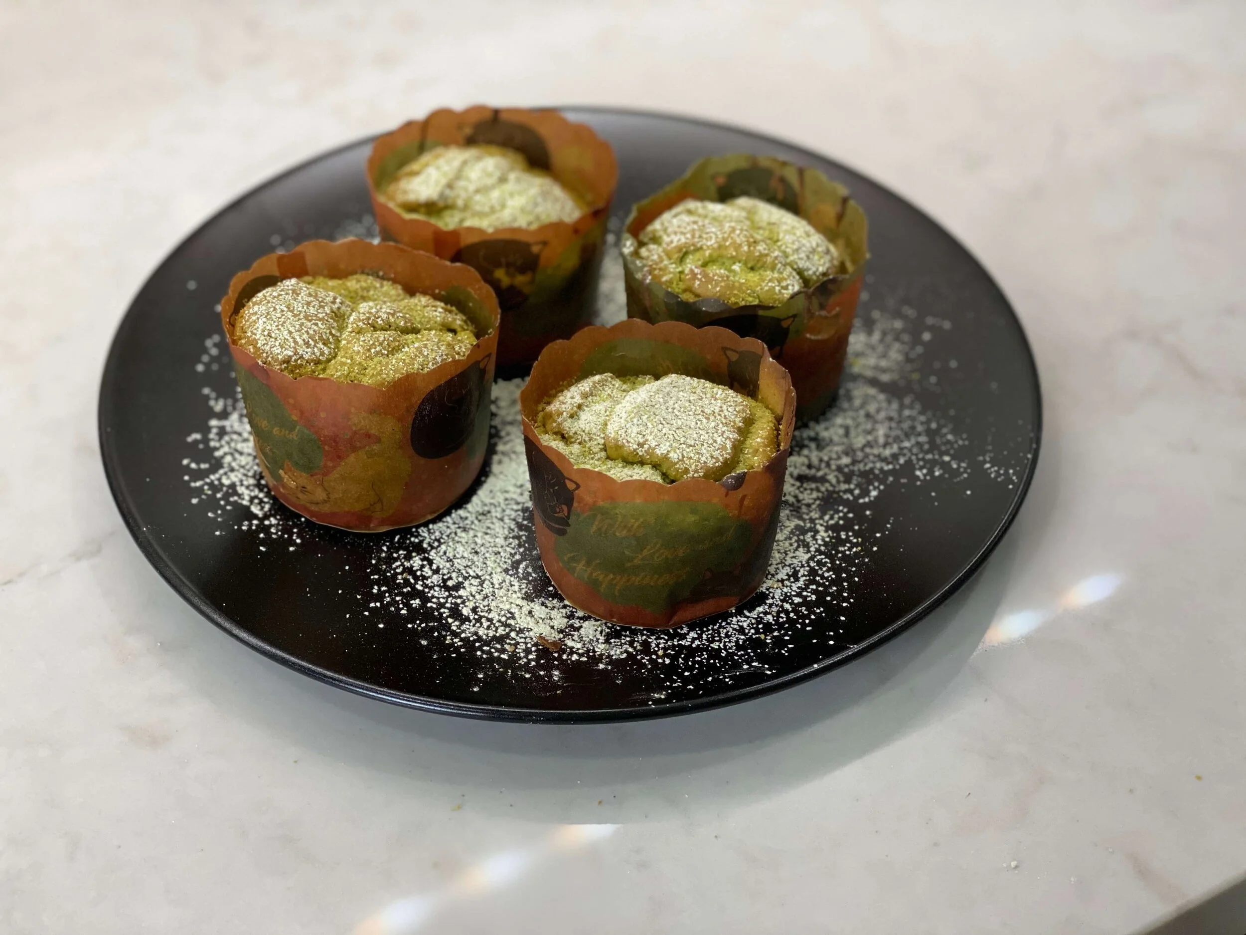 Best Fluffy Matcha Mochi Butter Muffins Recipe - Make tall, fluffy gluten-free butter mochi muffinz or mochi cupcakes!