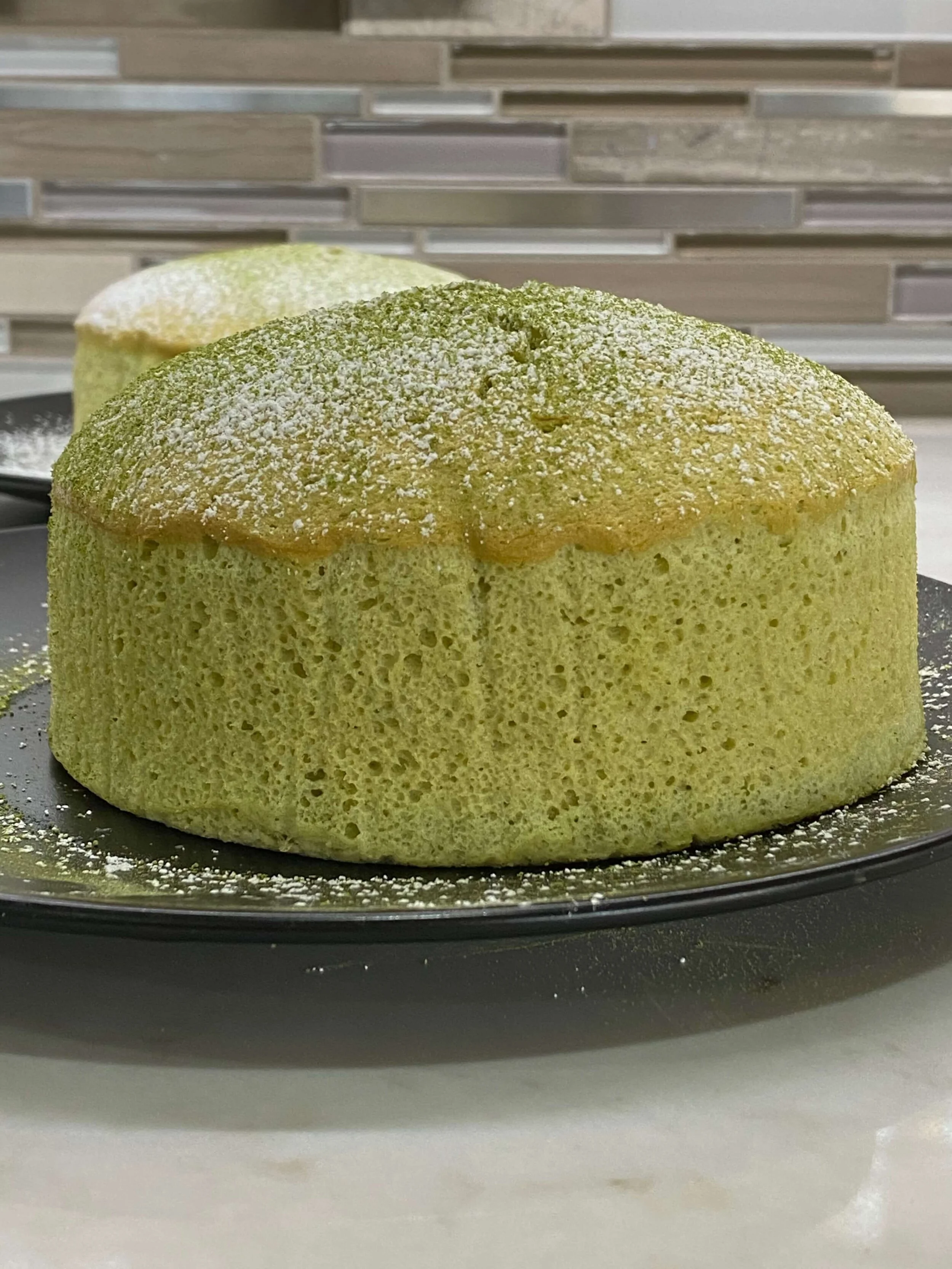 Matcha Japanese Cheesecake Recipe: Make a bouncy jiggly green tea Japanese soufflé cheesecake!