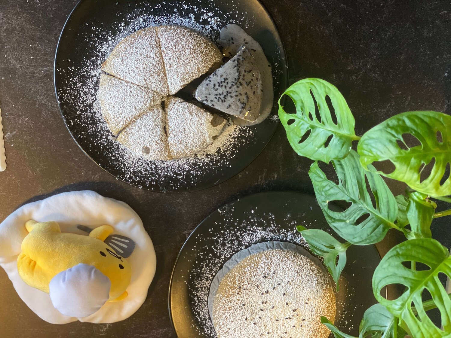 Black Sesame Japanese Cheesecake Recipe 