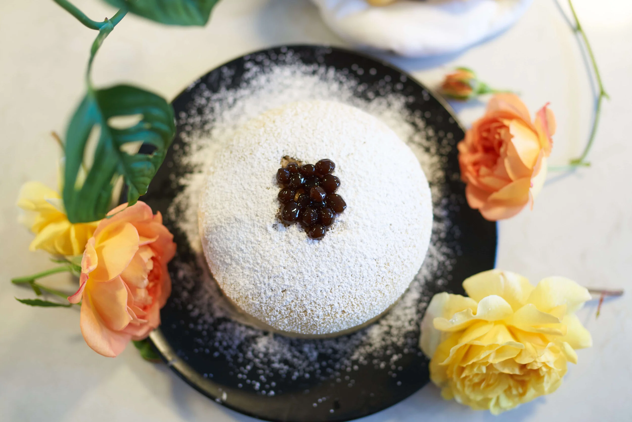 Earl Grey Boba Milk Tea Japanese Cheesecake Recipe: Make a delicious Earl Grey Japanese Cheesecake filled with Boba!