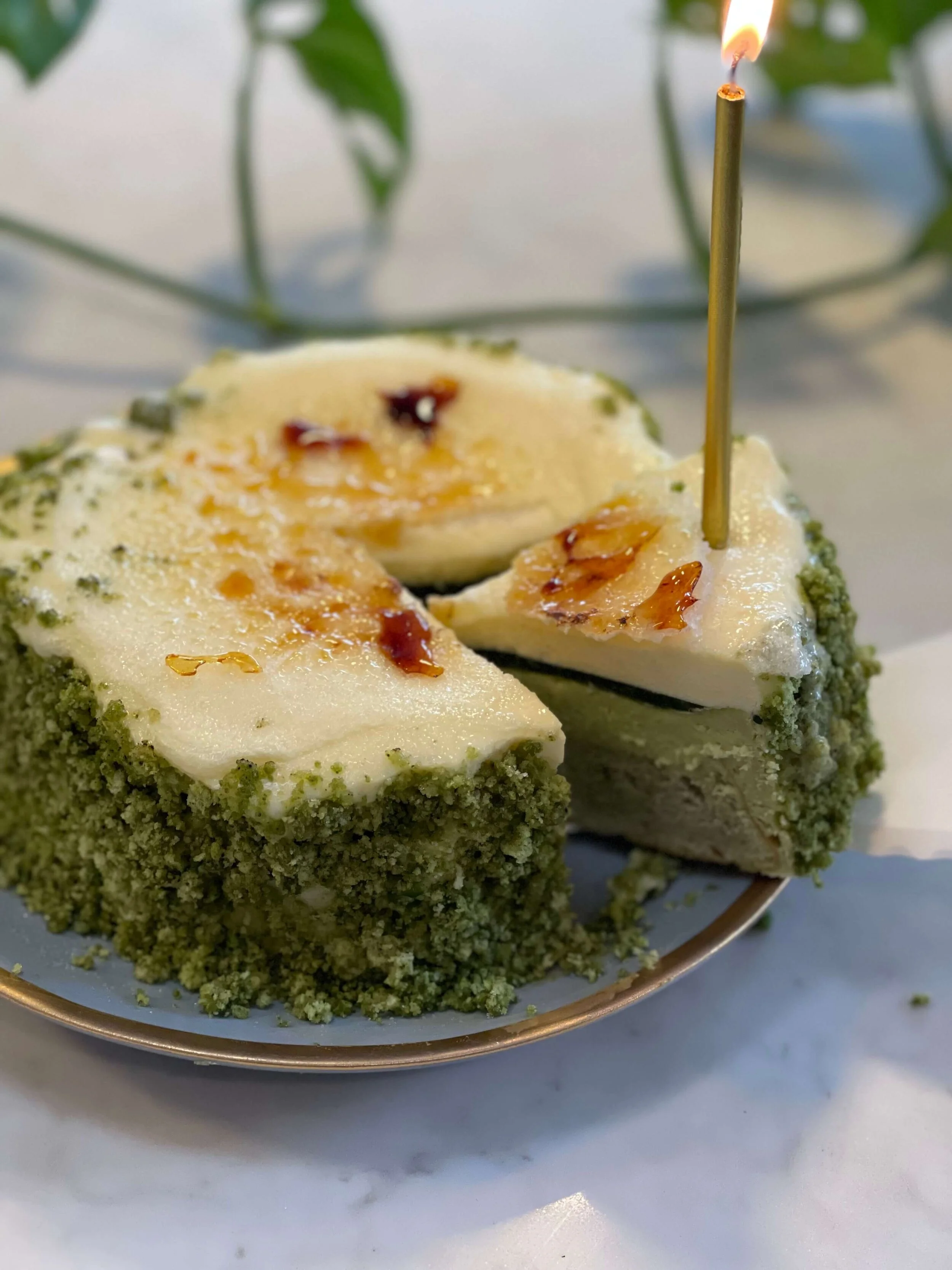 Crème Brûlée and Matcha Double Fromage Cheesecake by Kat Lieu and Subtle Asian Baking