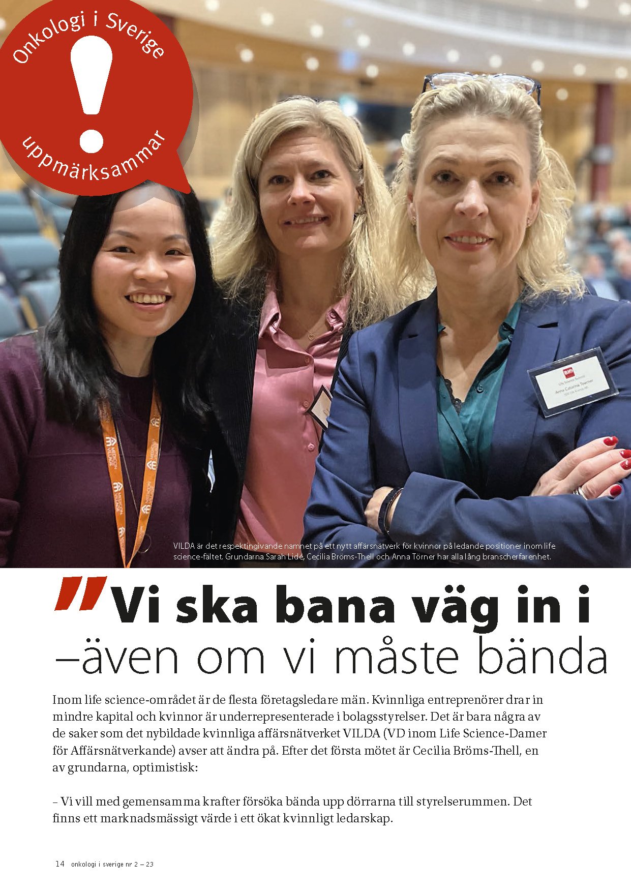Onkologi i Sverige nr 2 -23