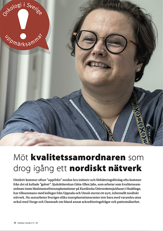 Onkologi i Sverige nr 5 - 23