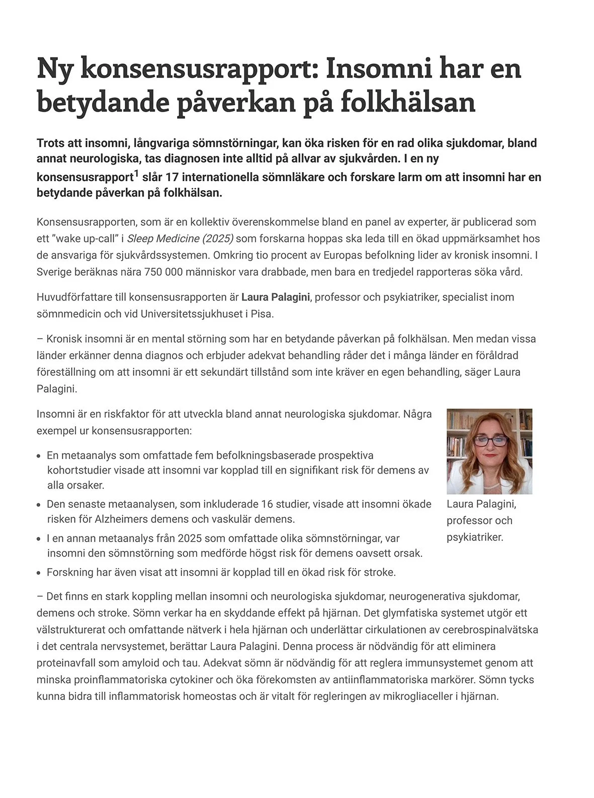 Neurologiisverige.se – Insomni