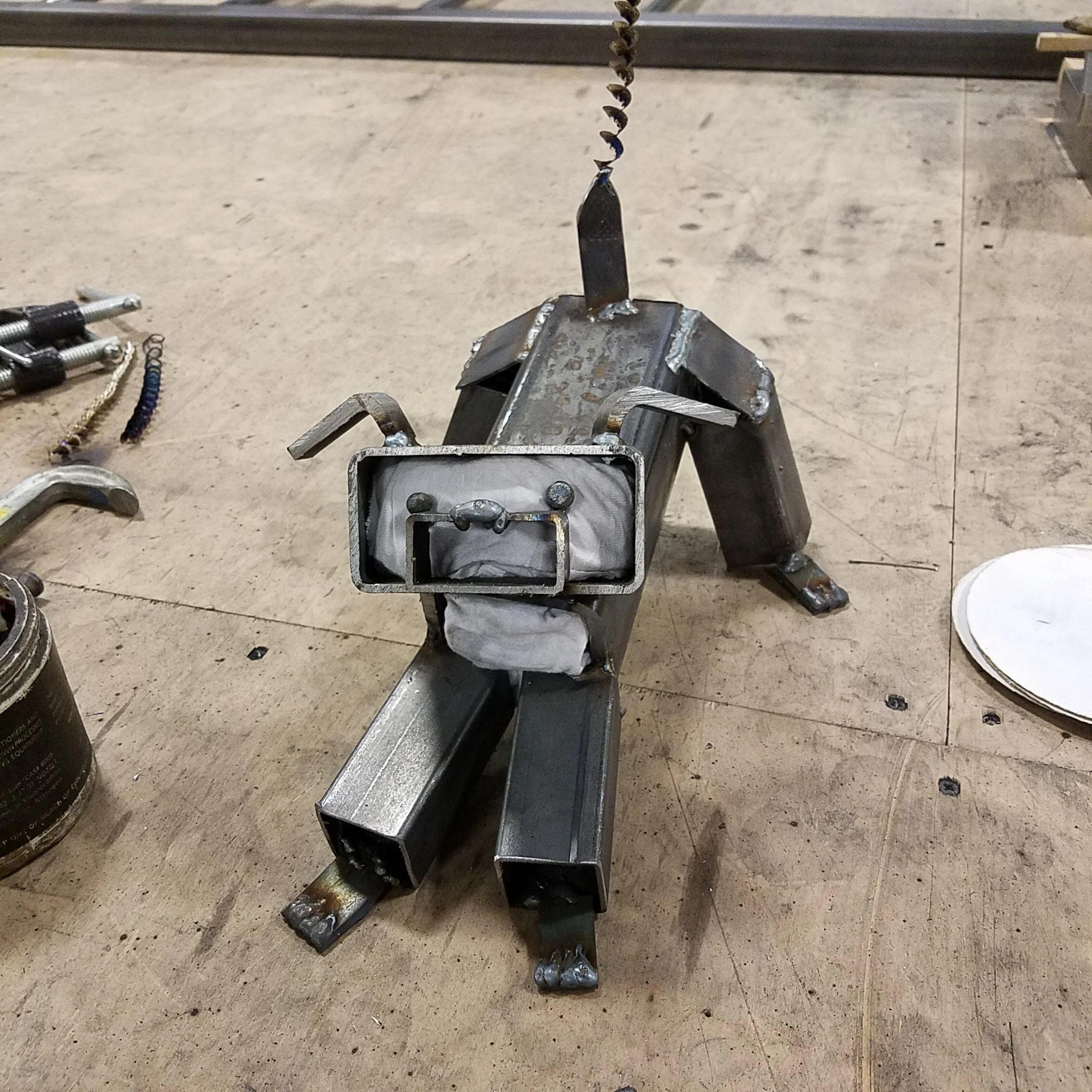 Scrappy the Shop Dog