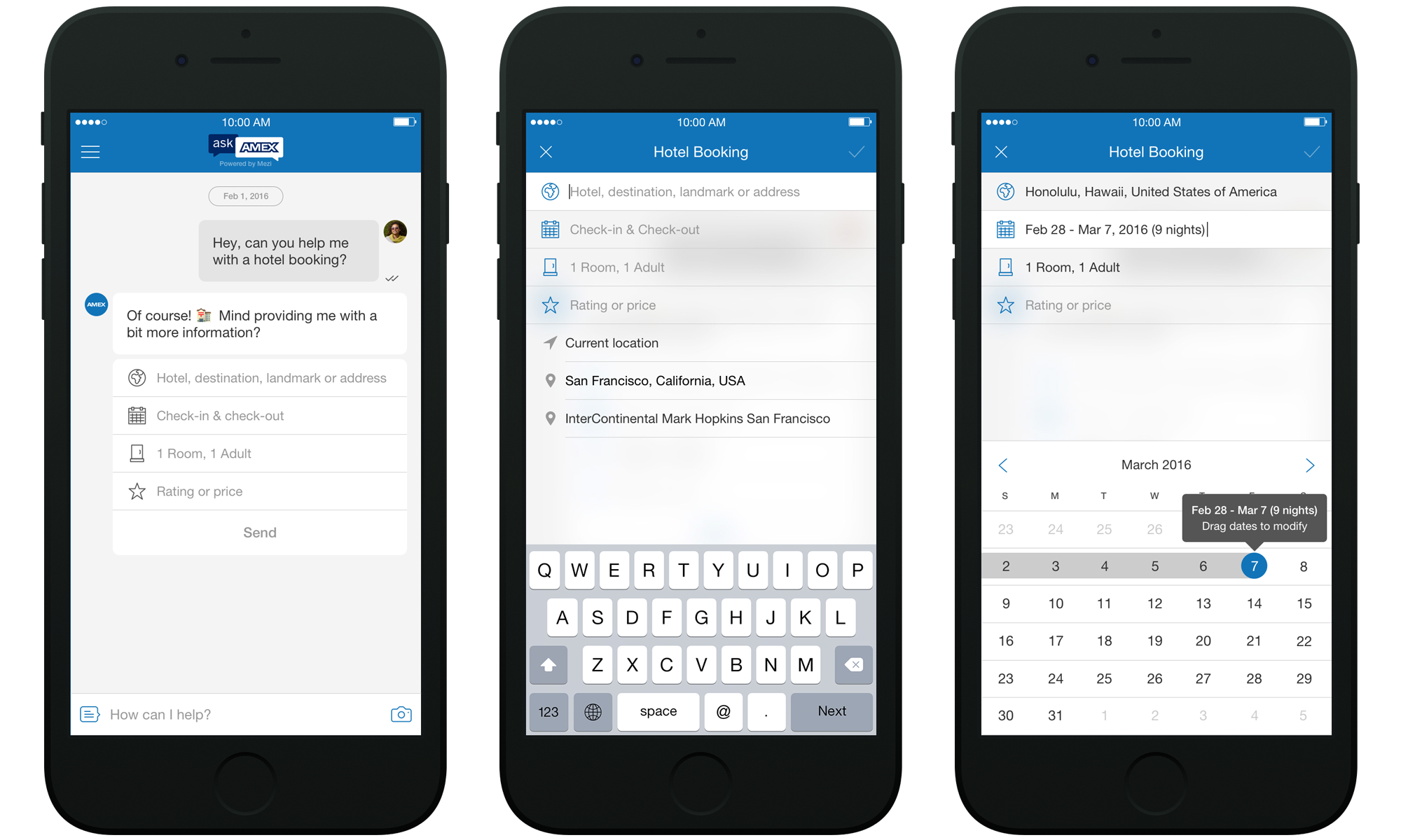 Ask Amex - Hotel Booking&nbsp;