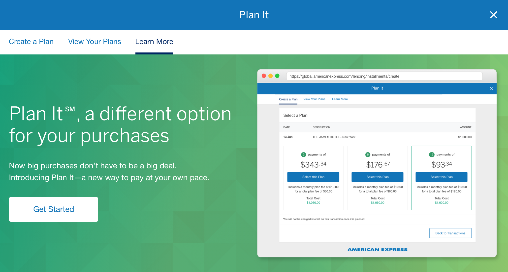 Plan It Landing Page