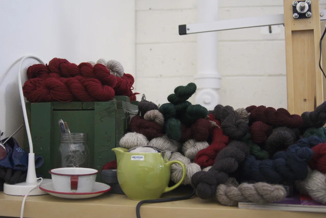 A litteral mess of yarn.