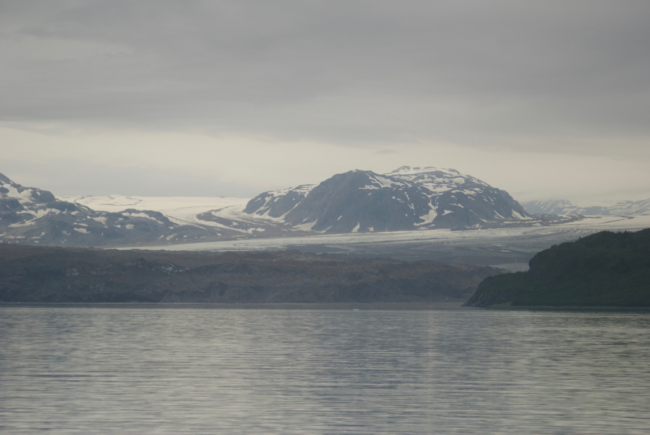 Grand Pacific Glacier - receding. Glacier Bay National Park
