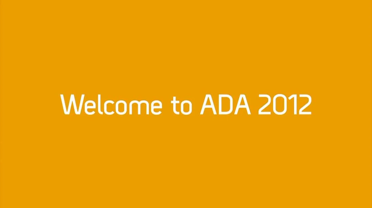 American Diabetes Association 2012 booth & video wall