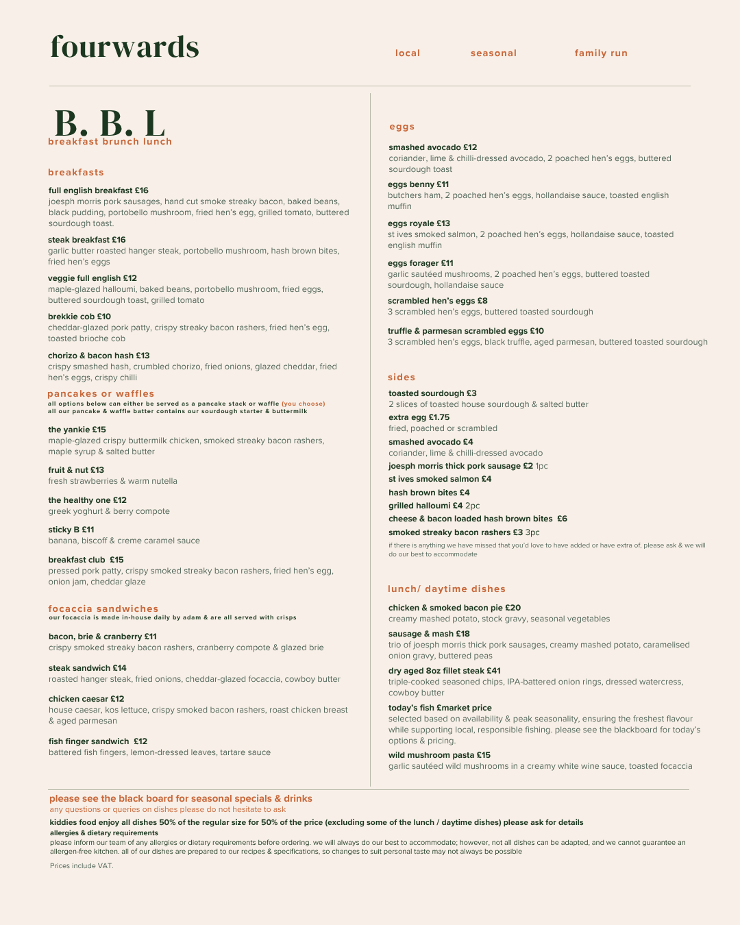 BBL - Breakfast Brunch and Lunch

Available from 9:30am - 2pm every Thursday to Saturday 