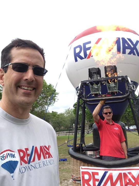 Hal gets to meet the RE/MAX Hot Air Balloon Team