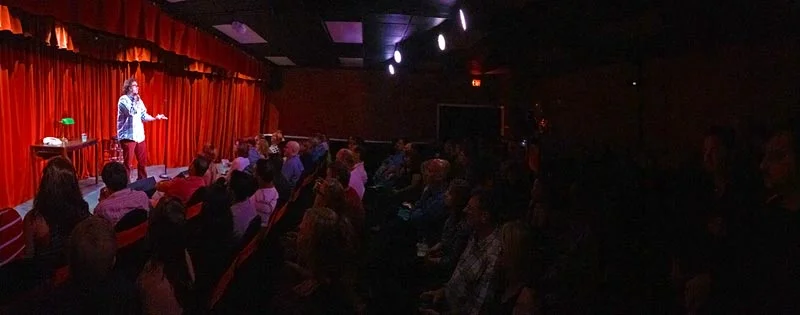 Host/MC: David Stebbins warms up the crowd