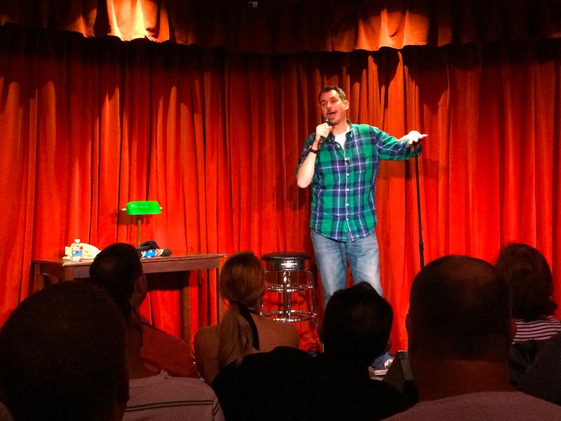 Headliner Flip Schultz has an extra-long killer set of laughs