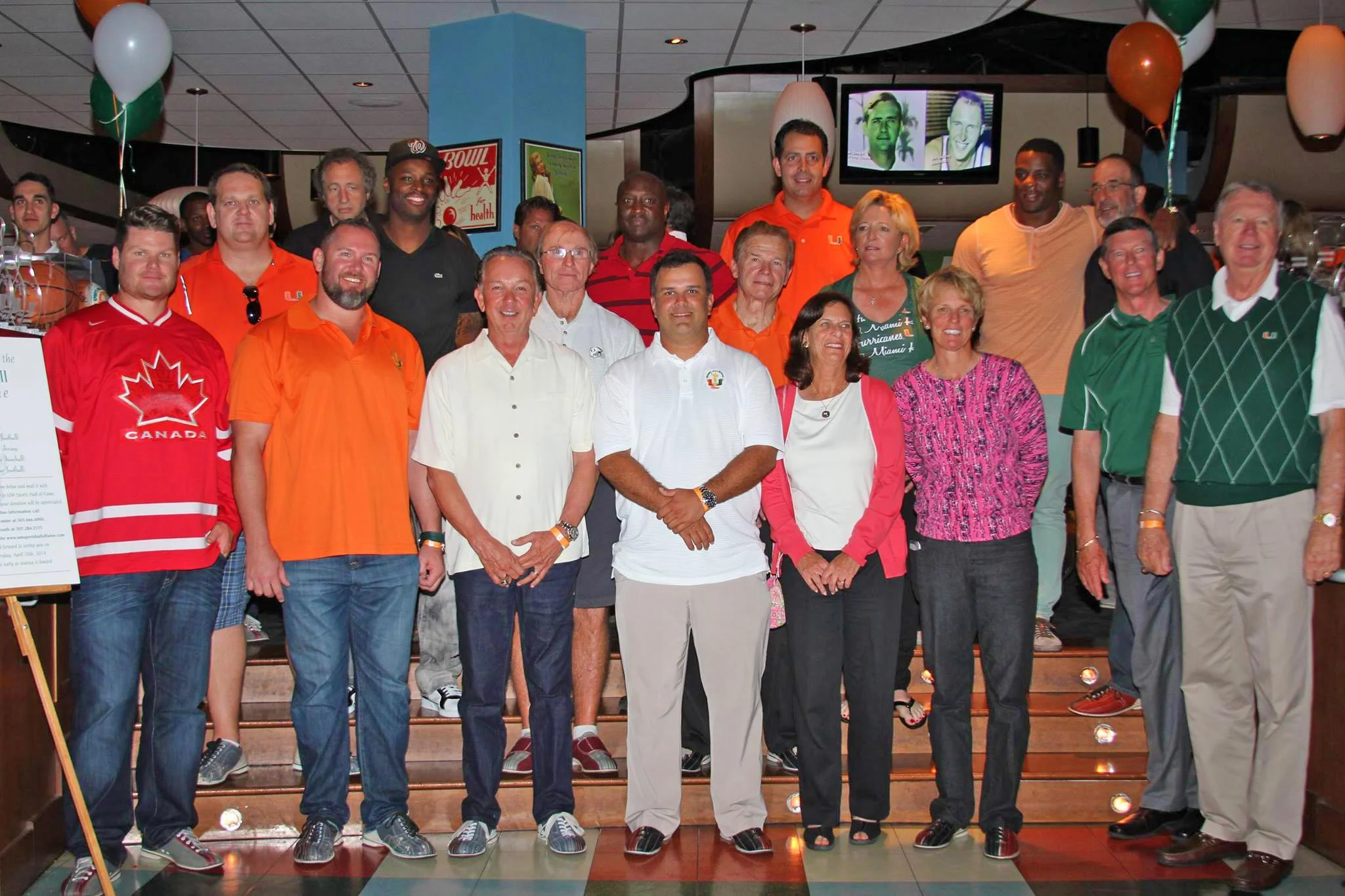 Last year, there were 18 Canes All-Stars on hand to bowl and raise money.