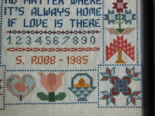 1985 S Robb Sampler Close.jpg