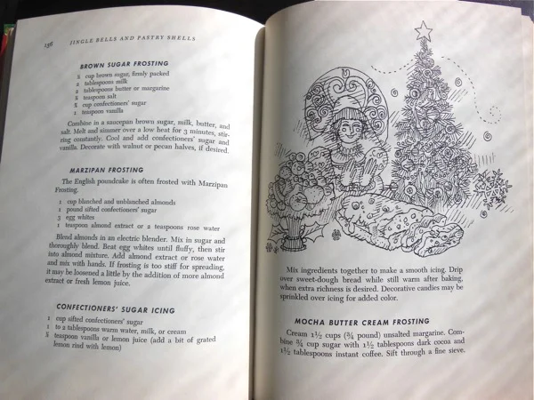 1968 Vintage Jingle Bells Cookbook from Bluebird Gardens USA