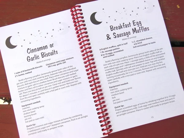 2004 Campfire Cookbook from Bluebird Gardens USA