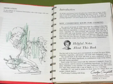 1974 Campbell Soup Cookbook from Bluebird Gardens USA
