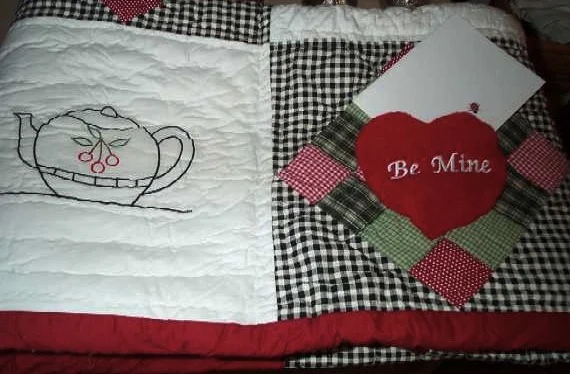 Cherry Team Time Lap Quilt from Bluebird Gardens USA