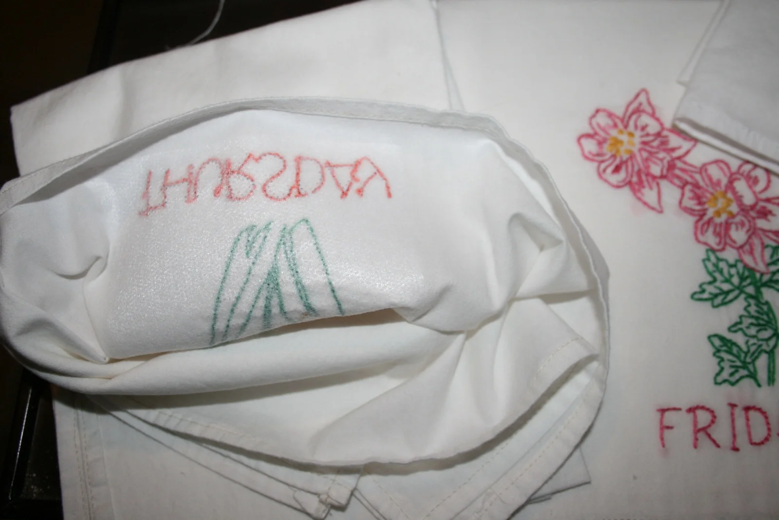 Flowers Days of Week Dish Towels Back.jpg