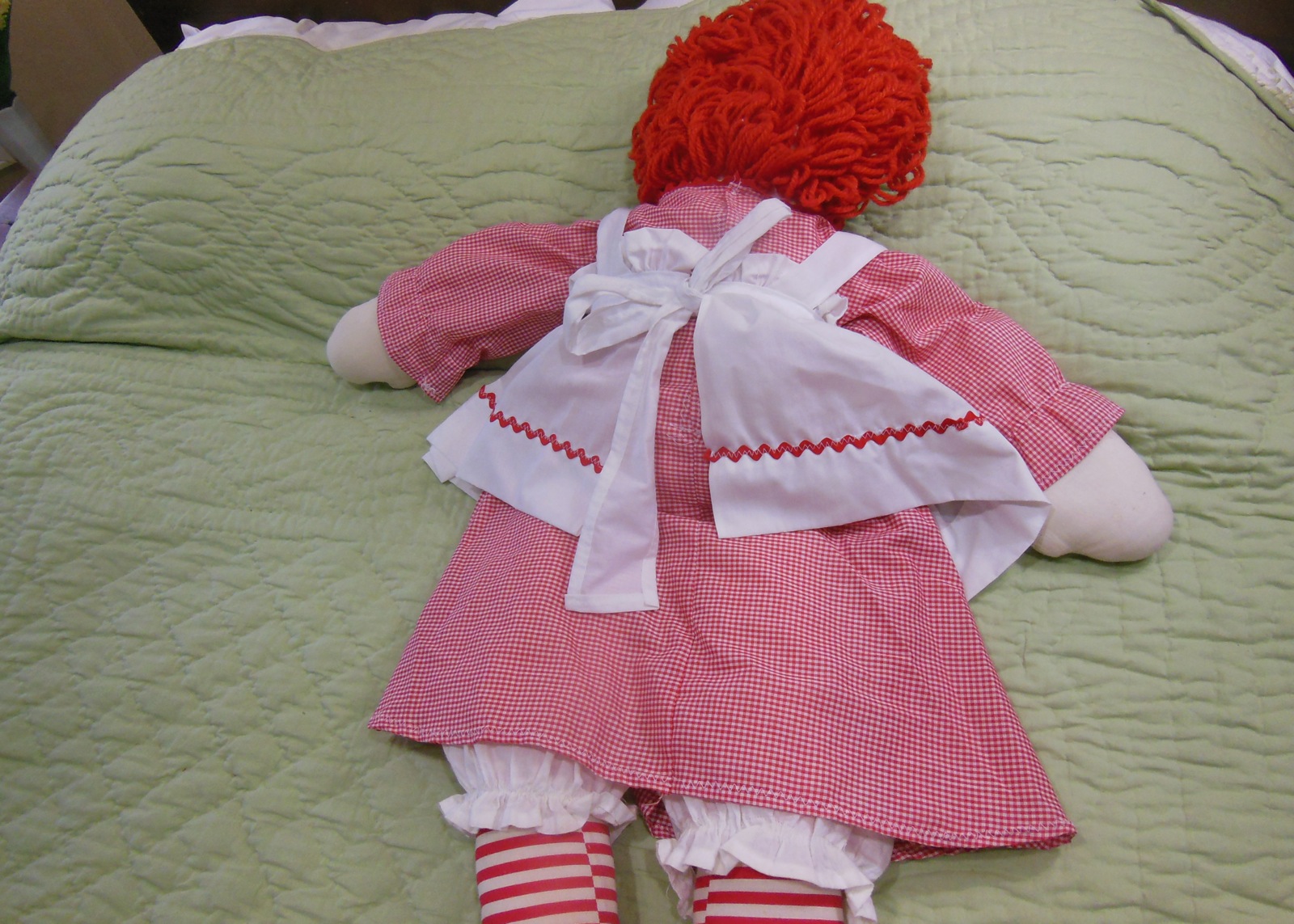 Raggedy Anne Doll Hand Made Antique