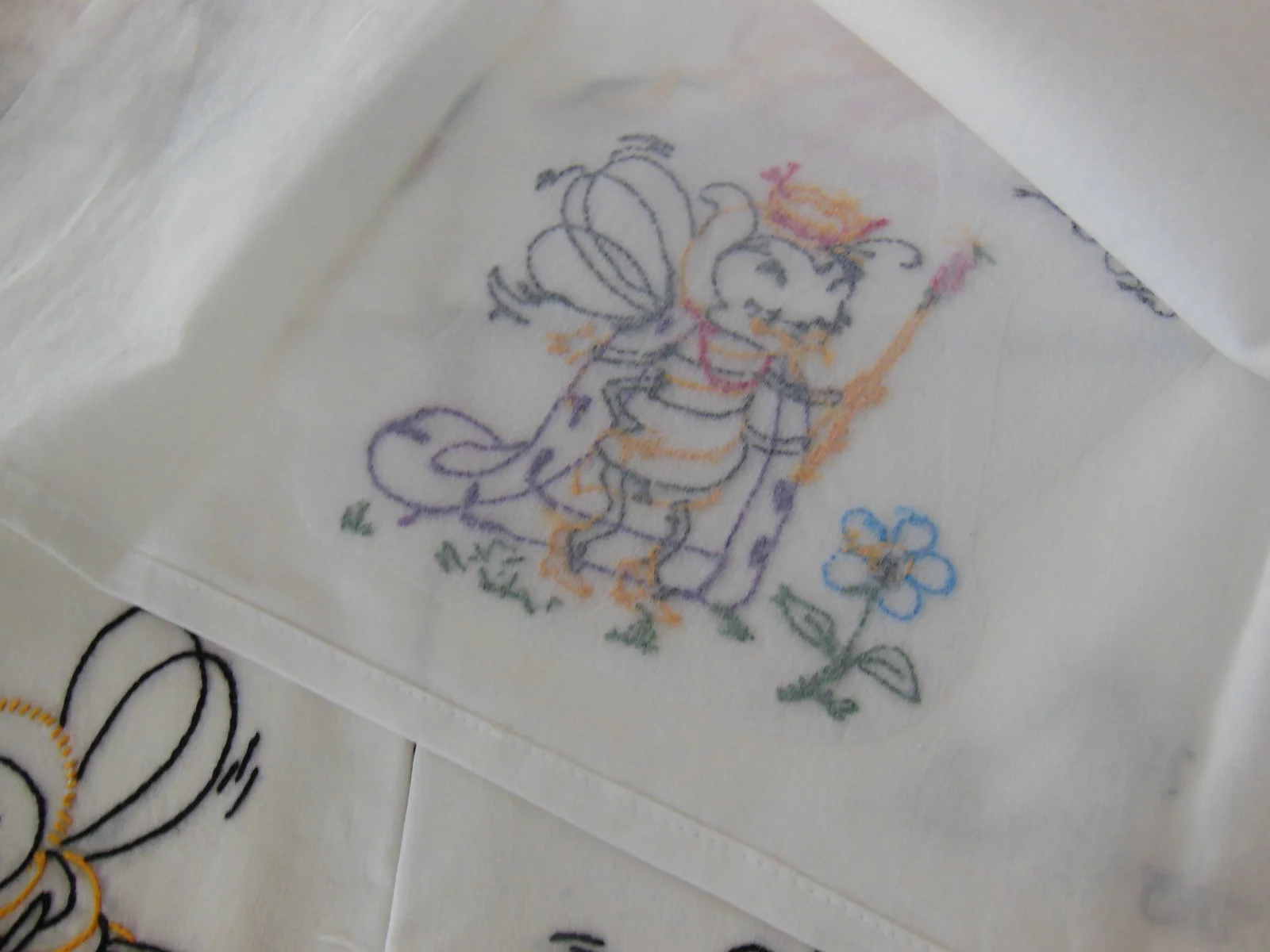 Bees Days of Week Dish Towels and Honey from Bluebird Gardens USA