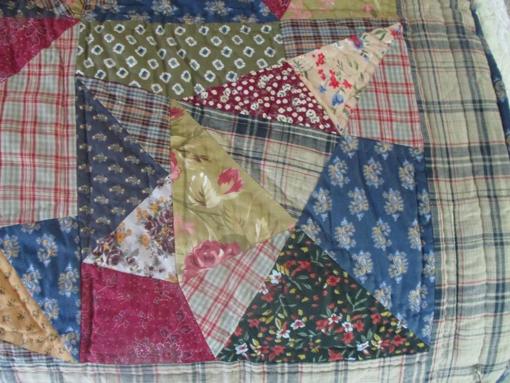 Crazy Quilt Lap Quilt from Bluebird Gardens USA