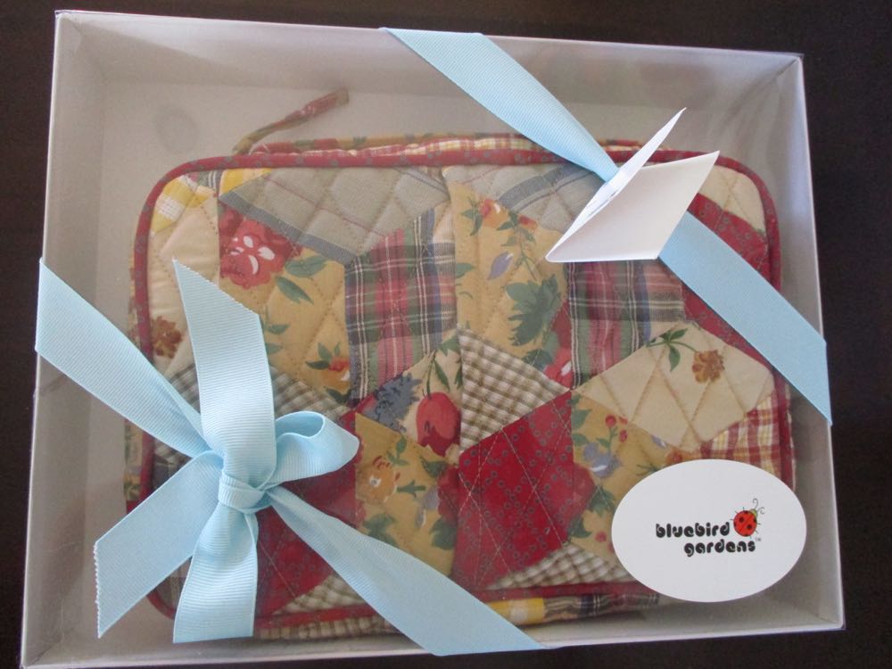 quilted sewing kit bag