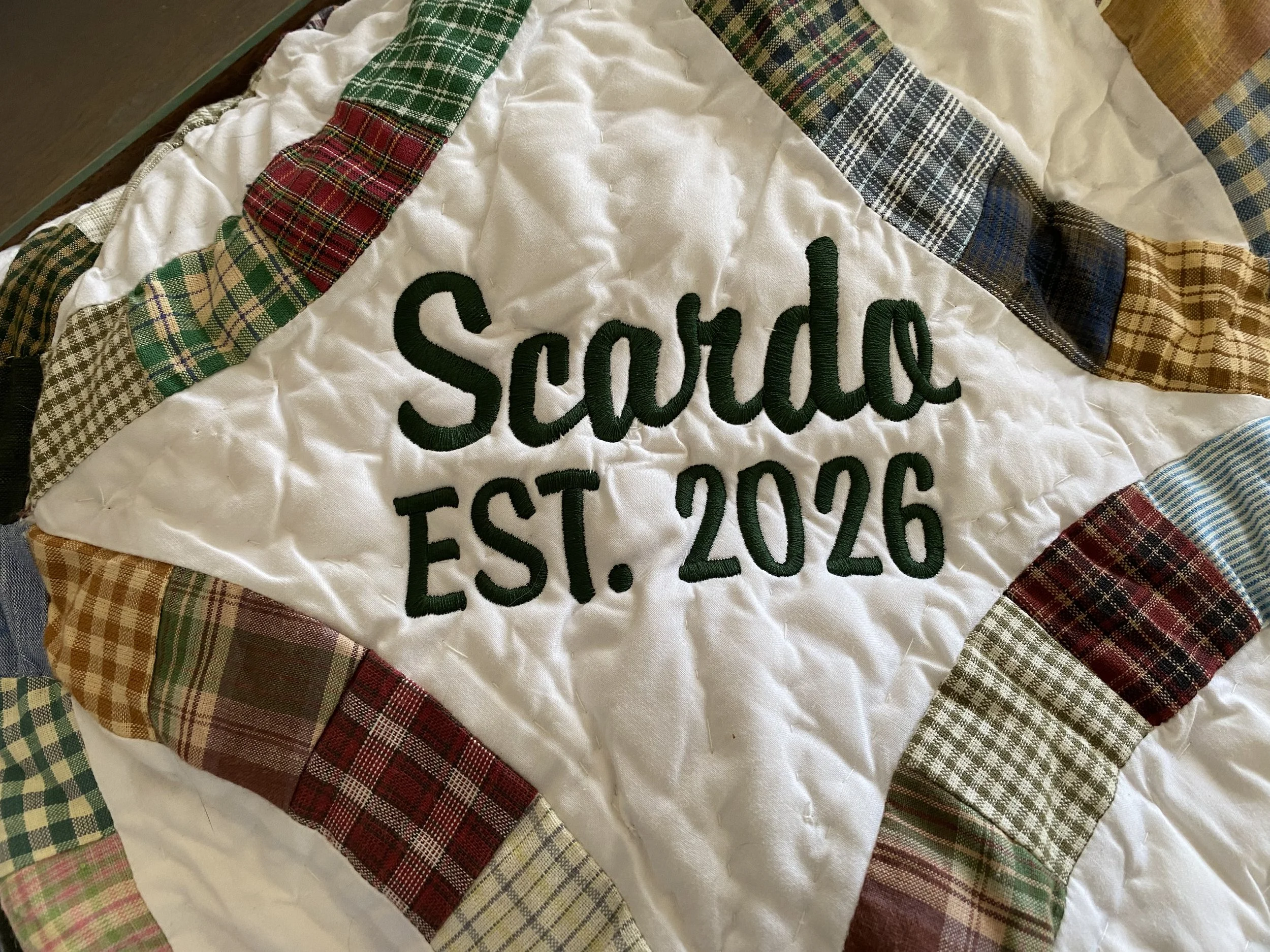 Cozy King Double Wedding Ring Quilt