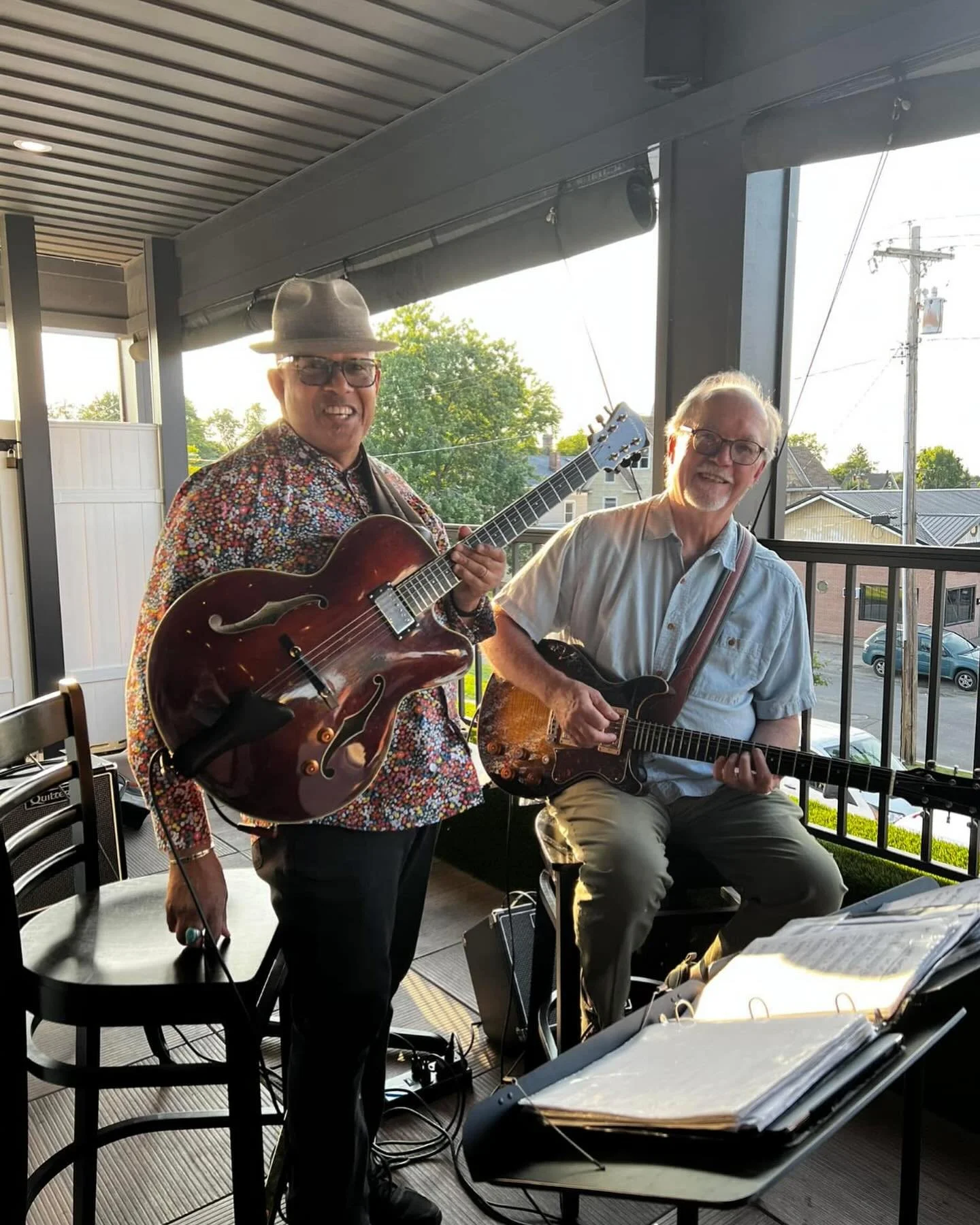 Duo with Bob Vosteen