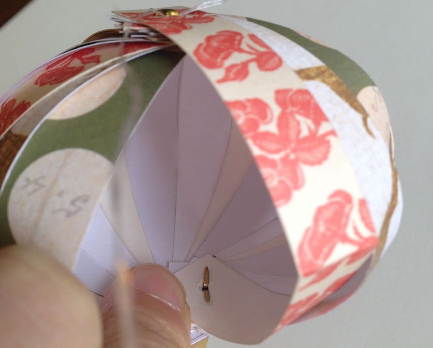How to make a DIY paper globe ornament