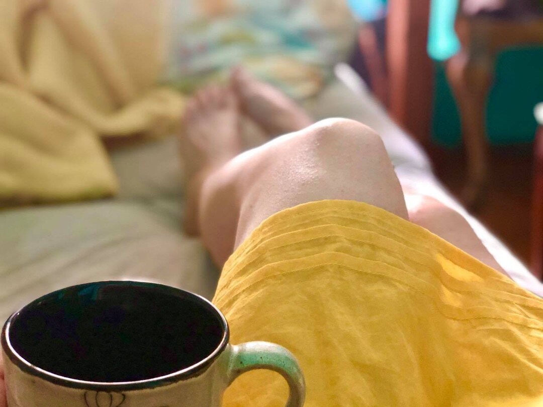 Happy Saturday ☀️ ☕️ Coffee after my morning walk! 
Taking a much needed I&rsquo;ve been super busy lately doing gone improvement so have been delayed on posting. But that&rsquo;s because ... sewing classes are coming back! Finally! 🧵 🪡 
You may on