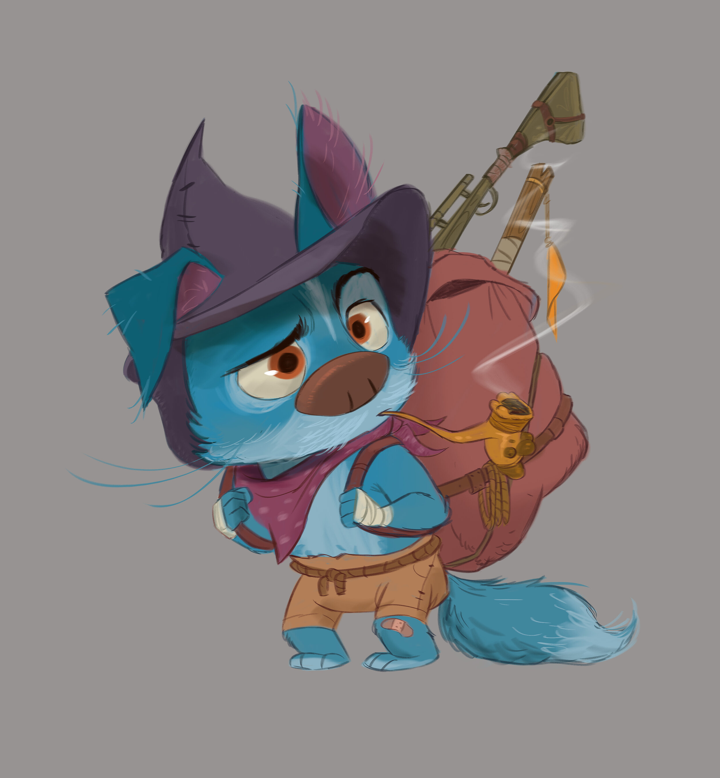 Hobo character - pitch work for animated series