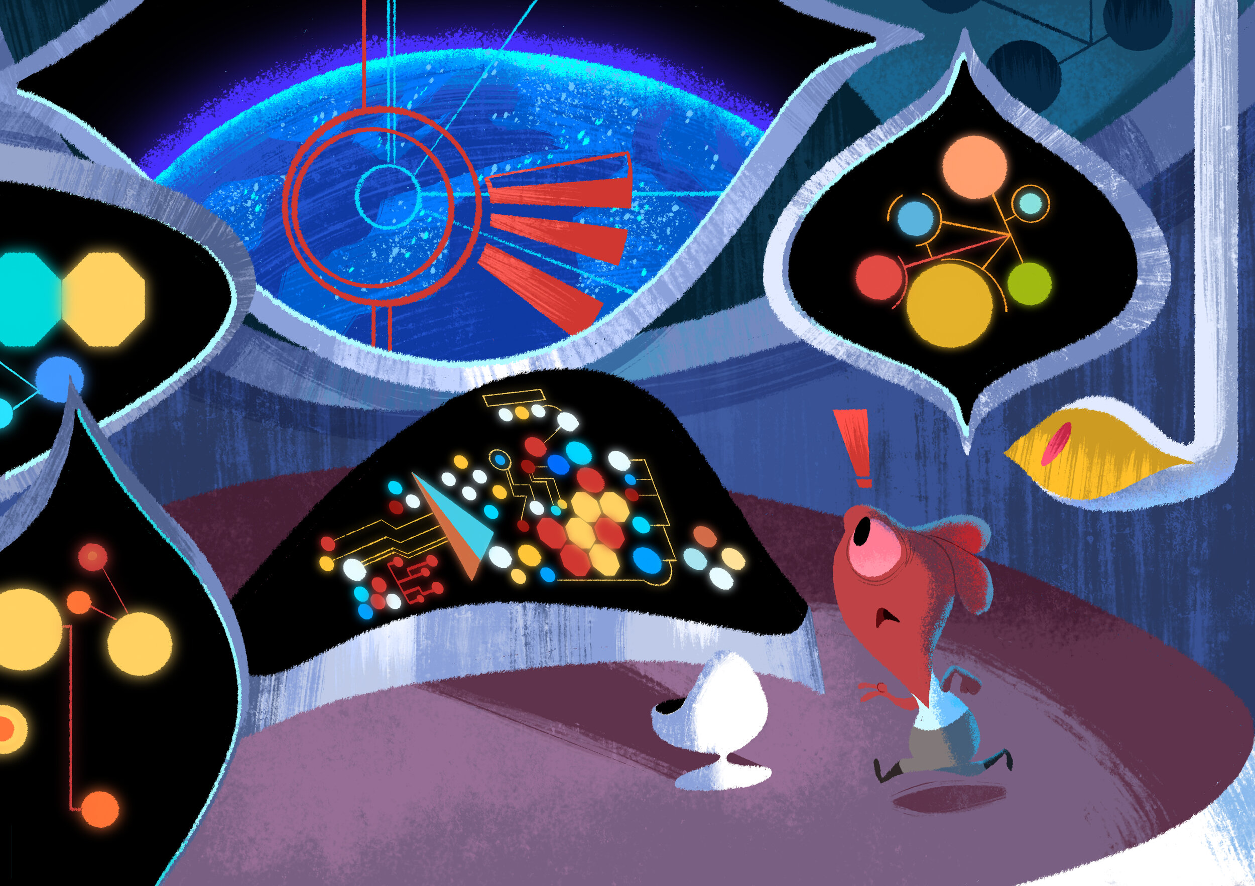 Visual development on the project "Crashed"